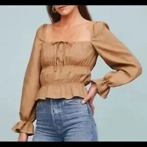pimento linen top reformation